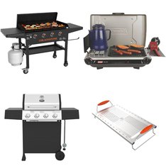 Pallet - 5 Pcs - Grills & Outdoor Cooking, Camping & Hiking - Customer Returns - Blackstone, Coleman, Expert Grill, North Atlantic Imports