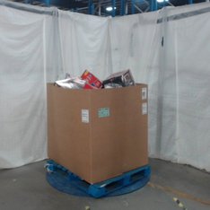 1 Pallets - 74 Pcs - New Kitchen & Dining, Sheets, Pillowcases & Bed Skirts, Blankets, Throws & Quilts, Diapers & Wipes - New and New Damaged Box - Walmart