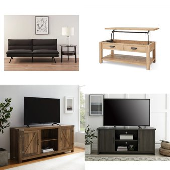 Pallet – 12 Pcs – TV Stands, Wall Mounts & Entertainment Centers, Living Room, Office, Mattresses – Overstock – Mainstays, Woven Paths