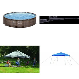 Pallet – 13 Pcs – Camping & Hiking, Unsorted, Firearms, Pools & Water Fun – Customer Returns – Ozark Trail, Crosman, Coleman