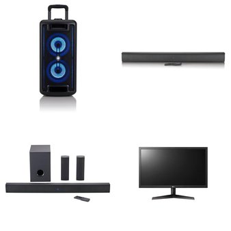 Pallet – 32 Pcs – Portable Speakers, Speakers – Customer Returns – Onn, Canon