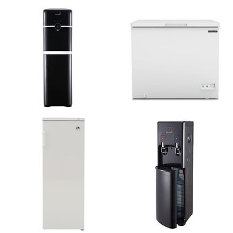 Pallet – 8 Pcs – Bar Refrigerators & Water Coolers, Refrigerators, Freezers – Customer Returns – Frigidaire, Arctic King, Galanz, Primo