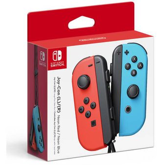29 Pcs – NINTENDO Switch Joy-Con (L/R)-Neon Red/Neon Blue Wireless Controller – Refurbished ( GRADE A ) – Video Game Controllers