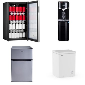 Pallet – 8 Pcs – Bar Refrigerators & Water Coolers, Refrigerators, Freezers – Customer Returns – Great Value, Galanz, Primo, Thomson