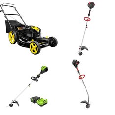 Pallet - 6 Pcs - Trimmers & Edgers, Mowers - Customer Returns - Hyper Tough, Brute, GreenWorks Tools