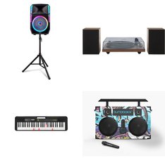 Pallet - 23 Pcs - Portable Speakers, Speakers, Powered, Accessories - Customer Returns - onn., JBL, Sanus VuePoint, THE SINGING MACHINE