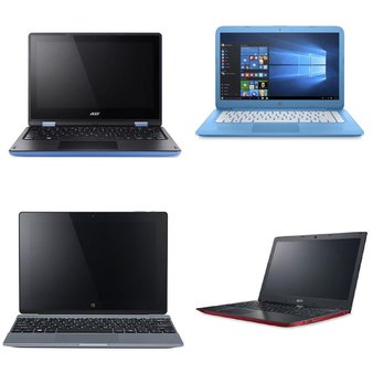 39 Pcs – Laptop Computers – Refurbished (GRADE A, GRADE B – No Battery) – ACER, HP, LENOVO, Asus