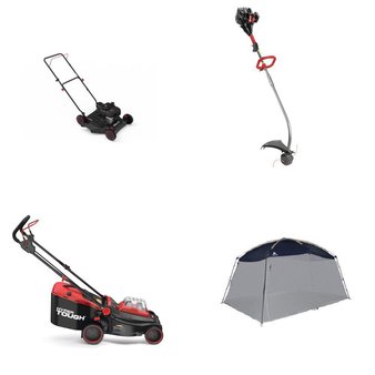 Pallet – 7 Pcs – Mowers, Other, Trimmers & Edgers – Customer Returns – Hyper Tough, Ozark Trail