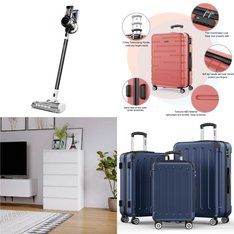 Pallet – 15 Pcs – Luggage, Unsorted, Storage & Organization, Bedroom – Customer Returns – Sunbee, GIKPAL, GTRACING, Homfa