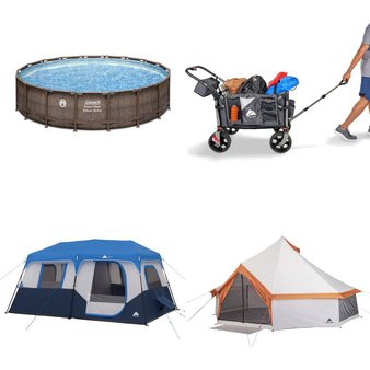 Pallet – 13 Pcs – Camping & Hiking, Pools & Water Fun – Customer Returns – Ozark Trail, Coleman