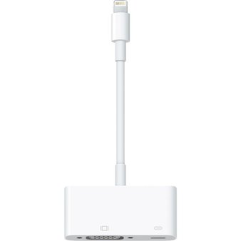 41 Pcs – Apple MD825ZM/A Lightning to VGA Adapter – Used – Retail Ready