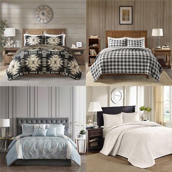 Pallet – 25 Pcs – Bedding Sets – Mixed Conditions – Home Essence, Private Label Home Goods, Madison Park, ienjoy Home