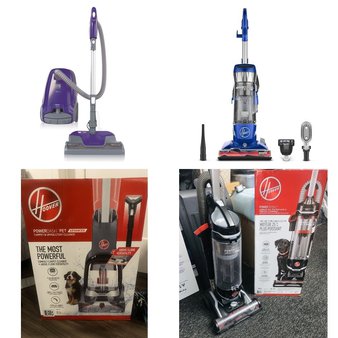 Pallet – 15 Pcs – Vacuums, Accessories – Customer Returns – Hoover, Hart, Scosche, Tineco