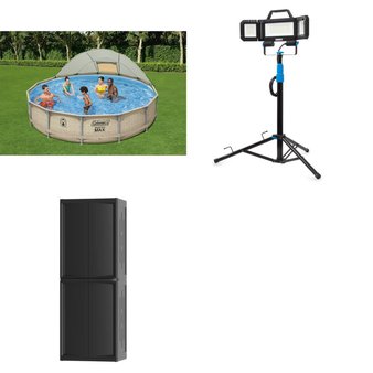 Pallet – 6 Pcs – Pools & Water Fun, Storage & Organization, Power Tools – Customer Returns – Coleman, Hyper Tough, Hart