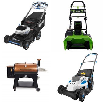 Pallet – 8 Pcs – Trimmers & Edgers, Snow Removal, Mowers, Fireplaces – Customer Returns – Hyper Tough, GreenWorks, Hart, Mm