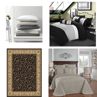 6 Pallets – 996 Pcs – Curtains & Window Coverings, Decor, Rugs & Mats, Bedding Sets – Like New or New Customer Returns – JC Penney