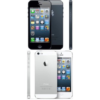 8 Pcs – Apple iPhone 5 – Refurbished (GRADE B, GRADE C – Unlocked) – Models: MD650LL/A, MD655LL/A – Smartphones