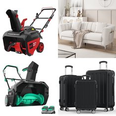 Pallet – 10 Pcs – Snow Removal, Luggage, Unsorted, Living Room – Customer Returns – PowerSmart, Sunbee, Travelhouse, Homfa