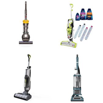 Pallet – 13 Pcs – Vacuums – Damaged / Missing Parts / Tested NOT WORKING – Bissell, Hoover, Shark, Dyson