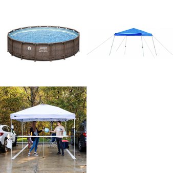 Pallet – 3 Pcs – Pools & Water Fun, Patio, Camping & Hiking – Customer Returns – Ozark Trail, Coleman