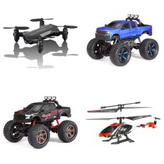 Pallet - 54 Pcs - Vehicles, Trains & RC, Dolls, Not Powered, Drones & Quadcopters Vehicles - Customer Returns - New Bright, Sky Rover, Voyage Aeronautics, My Sweet Love