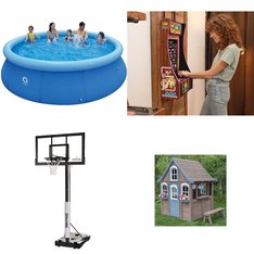 CLEARANCE! 3 Pallets - 44 Pcs - Pools & Water Fun, Outdoor Play, Outdoor Sports, Game Room - Customer Returns - Viecam, Spalding, ARCADE1up, Ukiah