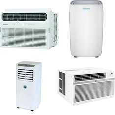 3 Pallets - 32 Pcs - Air Conditioners - Mixed Conditions - LG, Frigidaire, Keystone, JHS