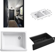 Pallet - 12 Pcs - Kitchen & Bath Fixtures, Hardware - Customer Returns - Kohler, Blanco, ELKAY, Your Other Warehouse