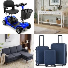 Pallet - 9 Pcs - Living Room, Luggage, Unsorted, Canes, Walkers, Wheelchairs & Mobility - Customer Returns - Ktaxon, Travelhouse, Furgle, Hothit