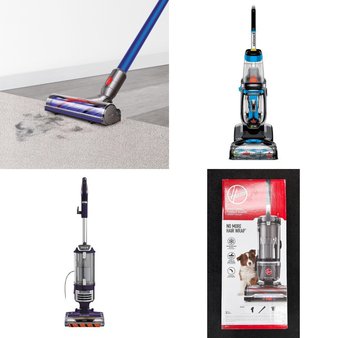 Pallet – 13 Pcs – Vacuums – Damaged / Missing Parts / Tested NOT WORKING – Bissell, Shark, Hoover, Dyson