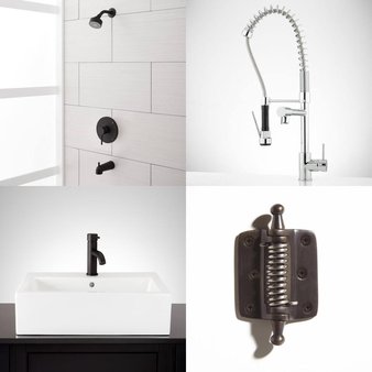 Pallet – 56 Pcs – Hardware, Unsorted, Kitchen & Bath Fixtures, Bath – Open Box Like New – Signature Hardware