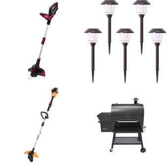 Pallet – 18 Pcs – Trimmers & Edgers, Patio & Outdoor Lighting / Decor, Grills & Outdoor Cooking, Other – Customer Returns – Hyper Tough, Ozark Trail, Worx, Member’s Mark
