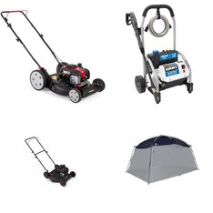 CLEARANCE! Pallet - 6 Pcs - Mowers, Other - Customer Returns - Black Max, Hyper Tough, Ozark Trail, Hart