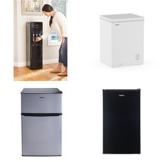 Pallet - 7 Pcs - Refrigerators, Bar Refrigerators & Water Coolers, Freezers - Customer Returns - Galanz, Igloo, Primo, HISENSE