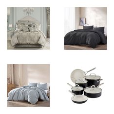 6 Pallets - 871 Pcs - Curtains & Window Coverings, Kitchen & Dining, Decor, Sheets, Pillowcases & Bed Skirts - Like New or New Customer Returns - JC Penney