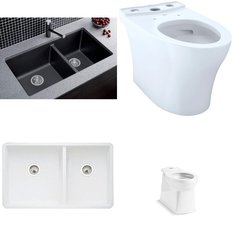 Pallet - 12 Pcs - Hardware, Kitchen & Bath Fixtures - Customer Returns - Kohler, Toto, TOTO USA, Blanco