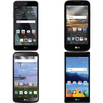16 Pcs – LG Mobile & Smartphones – Refurbished (GRADE A, GRADE C – Activated) – Models: 6014B, LGLS450ABB, STLGL62VCPWP, LS450AVB