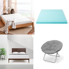 CLEARANCE! Pallet – 20 Pcs – Kids, Mattresses, Covers, Mattress Pads & Toppers – Overstock – Mainstays, Zinus