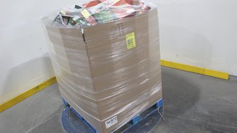 1 Pallet – 306 Pcs – New Stuffed Animals, Action Figures, Boardgames, Puzzles & Building Blocks, Vehicles, Trains & RC – New and New Damaged Box – Walmart
