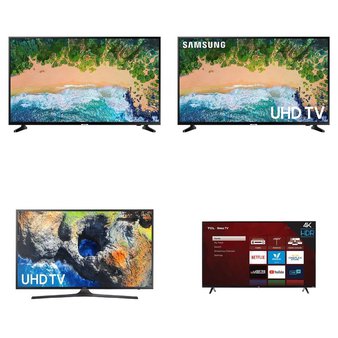 5 Pcs – LED/LCD TVs (46″ – 55″) – Refurbished (GRADE A) – Samsung, TCL