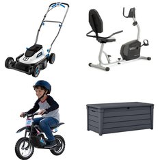 Pallet - 13 Pcs - Mowers, Cycling & Bicycles, Storage & Organization, Vehicles - Overstock - Hart, Keter, Razor