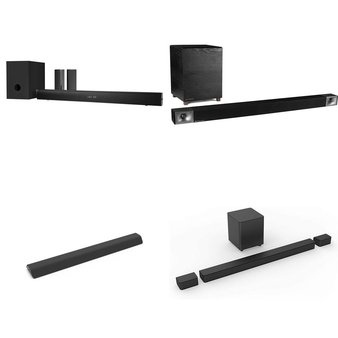 Pallet – 30 Pcs – Speakers – Damaged / Missing Parts / Tested NOT WORKING – Onn, VIZIO, Klipsch, Samsung