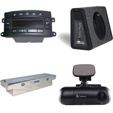 Pallet – 73 Pcs – Automotive Accessories, Automotive Parts, Back up & Dashboard Cameras, Power – Customer Returns – EverStart, Yada, Pioneer, Kicker
