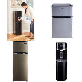 Pallet – 5 Pcs – Bar Refrigerators & Water Coolers, Refrigerators – Customer Returns – Galanz, Great Value, Primo, Thomson