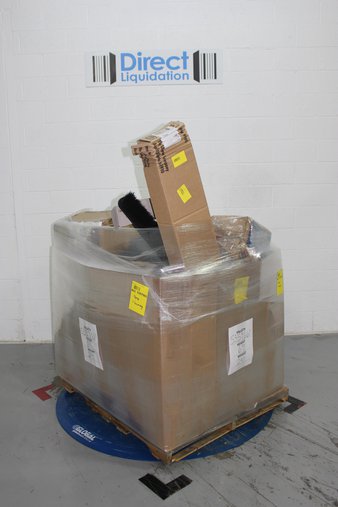Pallet – 26 Pcs – Cleaning Supplies – Customer Returns – Solimo, Carrand, Carlisle, DIVERSEY