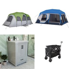 CLEARANCE! 1 Pallet - 15 Pcs - Camping & Hiking, Kitchen & Dining, Exercise & Fitness, Hunting - Customer Returns - Ozark Trail, Rio Brands, Behrens Inc., CAP Barbell