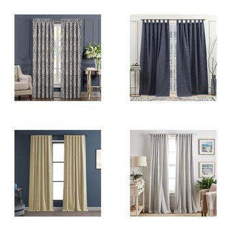 CLEARANCE! Pallet – 277 Pcs – Curtains & Window Coverings, Decor, Sheets, Pillowcases & Bed Skirts – Mixed Conditions – Eclipse, Fieldcrest, Sun Zero, Madison Park