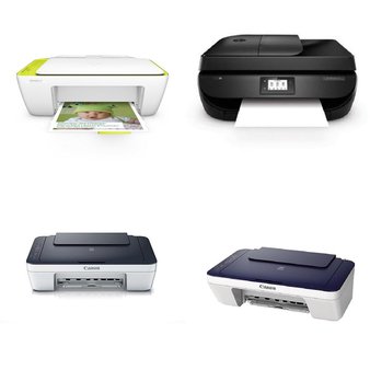 Pallet – 37 Pcs – Computer Printers – Customer Returns – HP, Canon, EPSON, Kodak