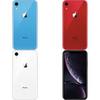 5 Pcs – Apple iPhone XR – Refurbished (GRADE A – Unlocked) – Models: MRYU2LL/A, MT092LL/A, MT012LL/A, MRYX2LL/A