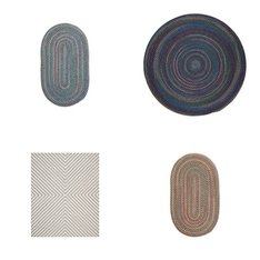 6 Pallets – 215 Pcs – Rugs & Mats, Decor, Bedding Sets, Comforters & Duvets – Mixed Conditions – Unmanifested Home, Window, and Rugs, Safavieh, Madison Park, Radici USA